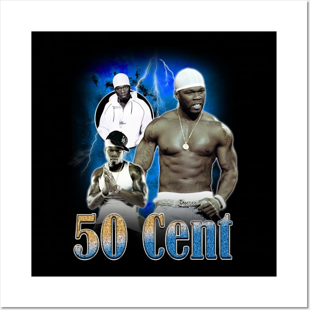 50 Cents Bootleg 80s Wall Art by indigosstuff